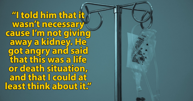 Woman Asks If She’s A Jerk For Denying Her Estranged Father A Kidney