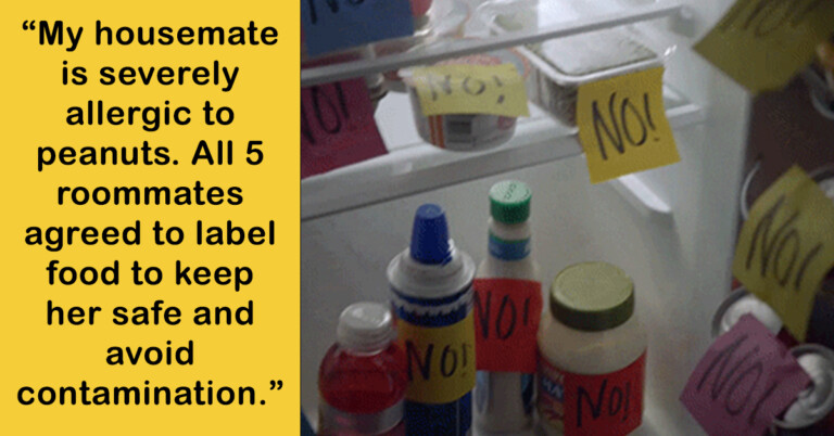 Man Asks If He Was Wrong For Not Labelling Food That Caused An Allergic Reaction