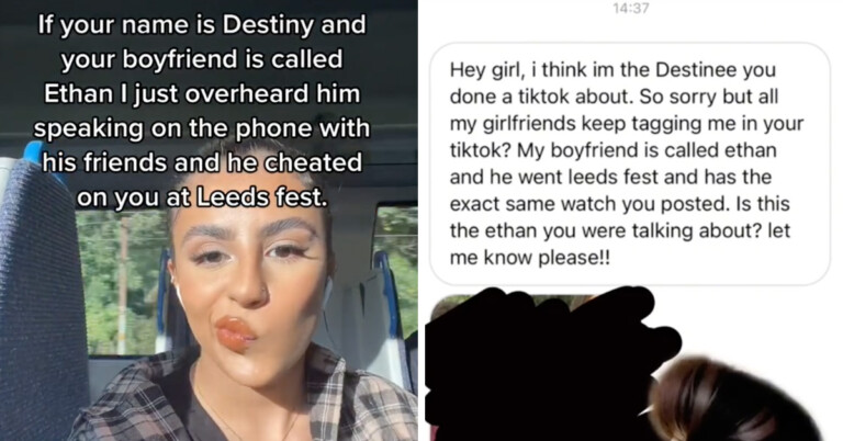 Woman Overhears Guy Bragging About Cheating On His GF And Tracks Her Down To Spill The Beans