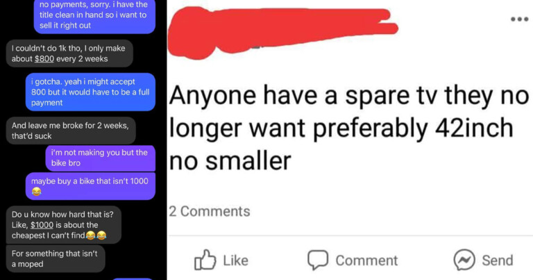 17 Of The Most Entitled Choosing Beggars You’ll See This Week