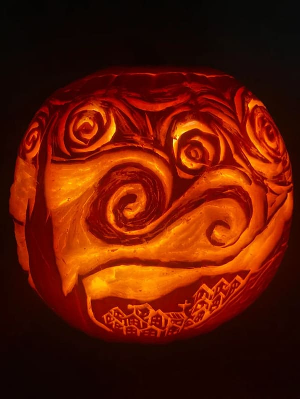 gandalf pumpkin carving