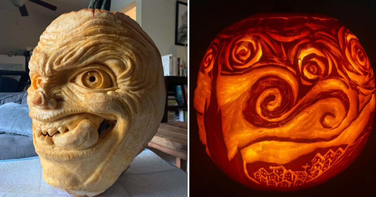 36 Creative Pumpkin Carvers That Took Things To Another Artistic Level