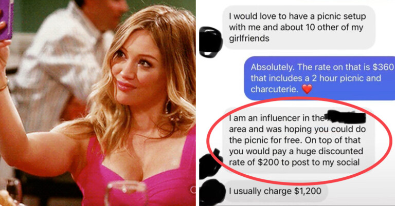 15 Entitled Influencers Who Demanded Free Stuff And Got Shamed In An Online Group