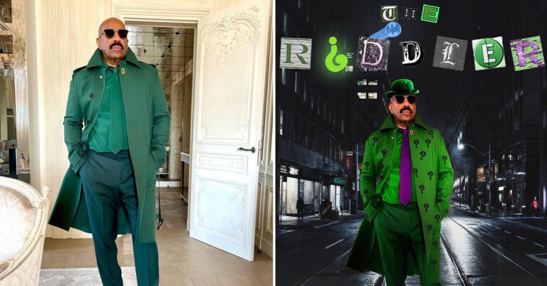 People Can’t Stop Making Hilarious Memes About Steve Harvey’s Green Suit (17 Pics)