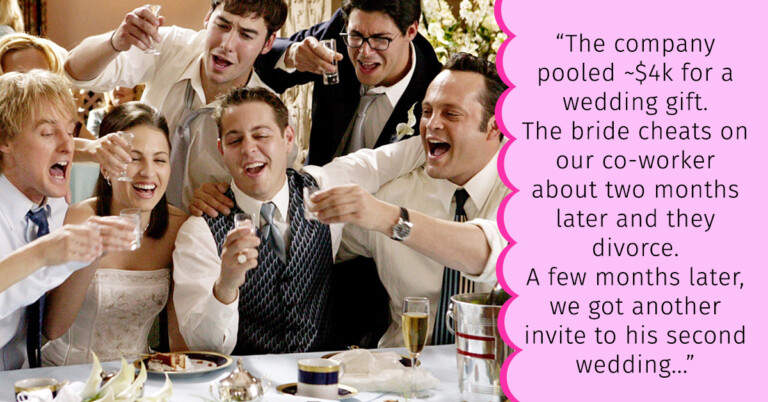 Coworkers Rightfully Deny Invitation From Guy Having His Second Cash-Only Wedding This Year