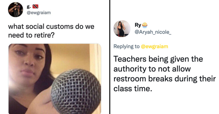People Are Sharing What Social Customs We Need To End Forever