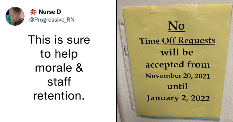 Twitter Lashes Back At Boss Who Isn’t Accepting Holiday Time Off Requests