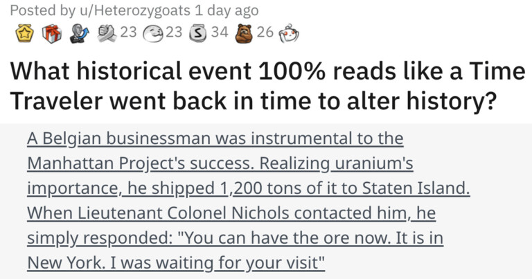 22 Historical Events That Read Like Time Travelers Influenced Them