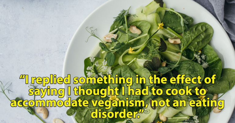 Guy Asks If He Was Wrong For Accusing Brother’s Vegan Fiancée Of Having An Eating Disorder