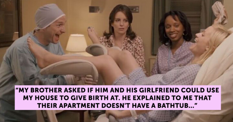 Man Asks If He’s Wrong For Not Wanting Brothers GF To Give Birth In His Bathtub