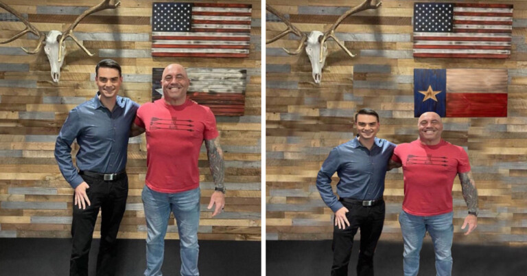 Guy Photoshops Ben Shapiro And Joe Rogan An Inch Shorter With Every 50 Likes And Hilarity Ensues