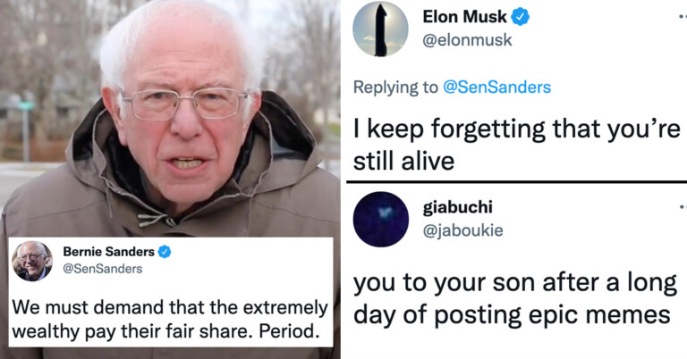 Elon Musk Picked A Fight With Bernie Sanders And Got Lit Up On Twitter