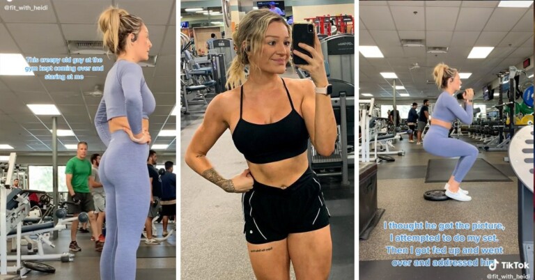 TikTokers Praise Fitness Influencer For How She Handled A Creep At The Gym