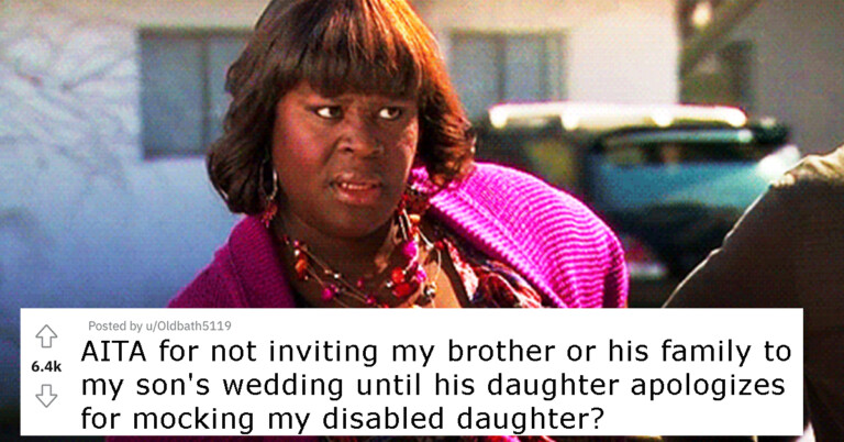 Woman Asks If She Was Wrong To Not Invite Family Member To Wedding After They Mocked A Disability