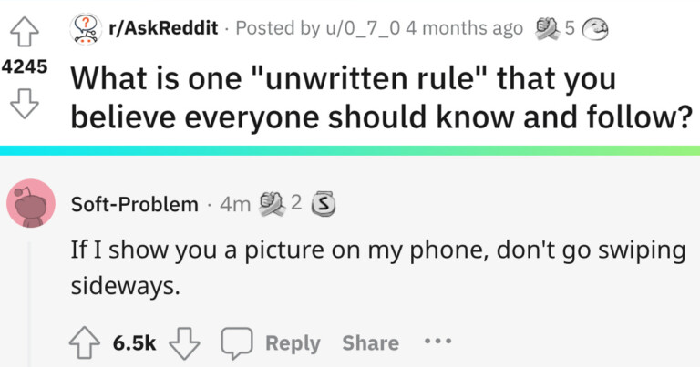 People Share ‘Unwritten Rules’ Of Life We Should All Know (20 Posts)
