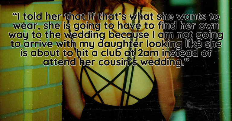 Dad Refuses To Take Daughter To Wedding For Wearing Inappropriate Clothes