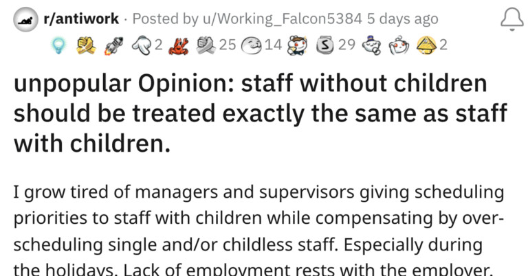 17 Child-Free Workers Share Experiences of Being Treated Differently For Not Having Kids
