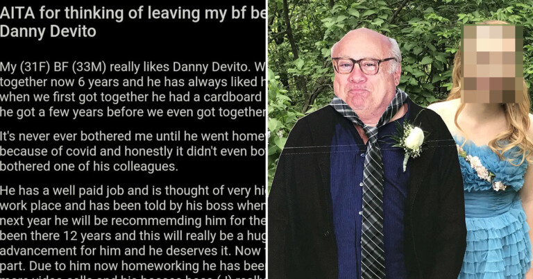 Cardboard Cutout Of Actor Danny DeVito Is The Subject Of A Viral Reddit Breakup Thread