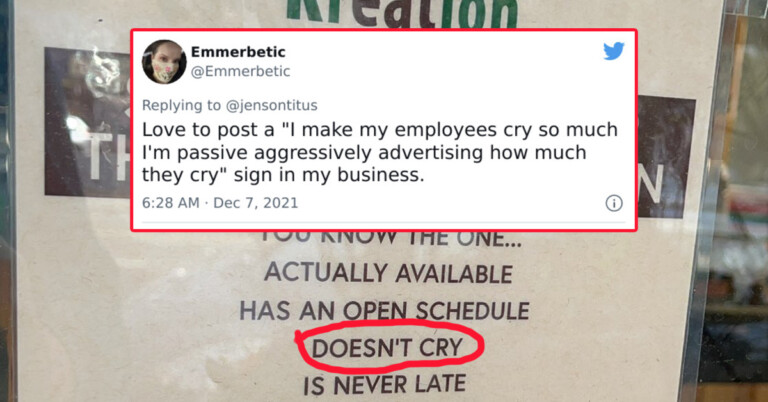 Juice Company Asking For Worker Who ‘Doesn’t Cry’ Gets Slammed On Twitter