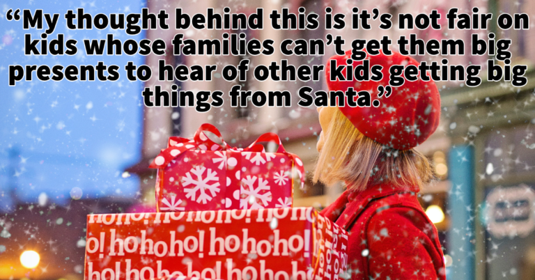 Mom Asks If She’s Ruining Christmas By Having ‘Santa’ Give Cheap Gifts After Dad Calls Her Out