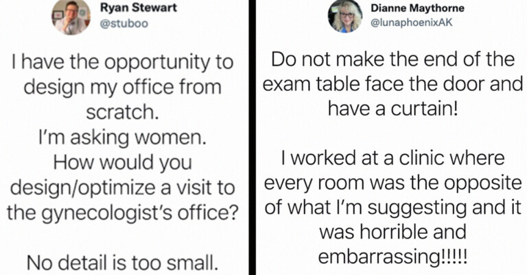 A Gynecologist Opening A New Office Asked For Suggestions—And These 21 Women Replied