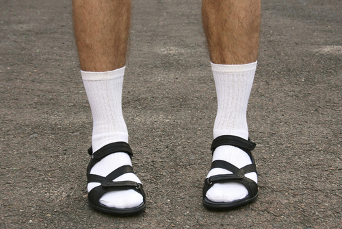 socks with sandals american tourists
