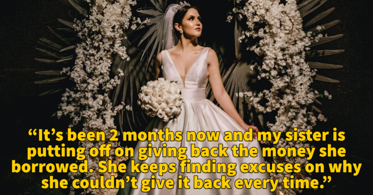 Man Asks If He Was Wrong For Stealing From Wife’s Savings To Buy Sister A Wedding Dress