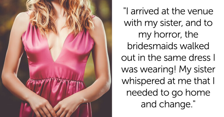 Woman Asks If She Screwed Up By Wearing The Same Dress As The Bridal Party To A Wedding