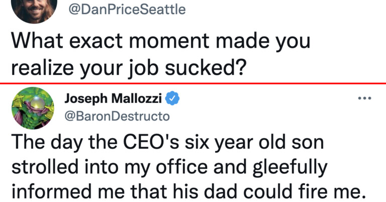 People Share The Moment They Realized They Hated Their Job (20 Tweets)