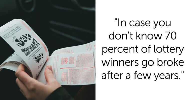 Lottery Winner Asks If He’s A Jerk For Not Giving His Family His Winnings