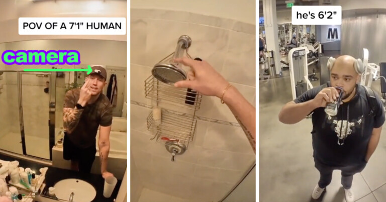 7’1″ Guy Shares His POV In Viral TikTok Videos