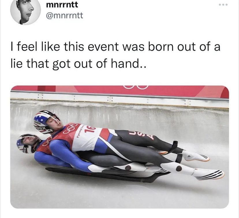 luge  was  lie that got out of hand funny olympics memes