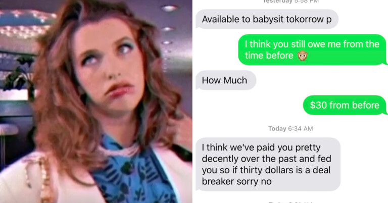 20 Entitled Parents Trying To Scam Free Babysitting