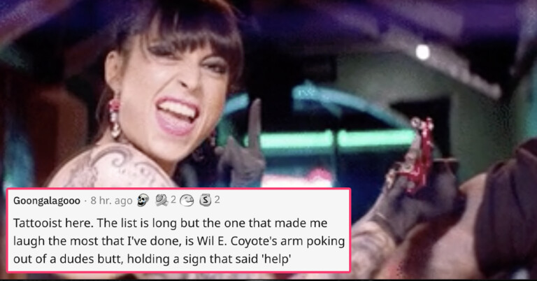 Tattoo Artists Share The Most Screwed Up Things They’ve Inked On Someone (20 Stories)