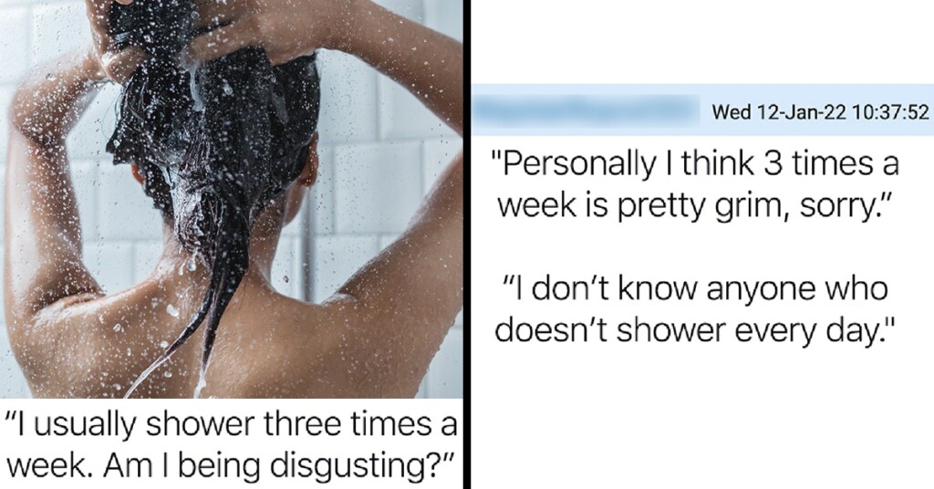 Mom Admits To Not Showering Daily And Sets Off Fierce Debate About