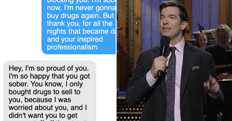 John Mulaney’s “SNL” Monologue About Breaking Up With His Drug Dealer Over Text When He Got Sober Will Make Your Day