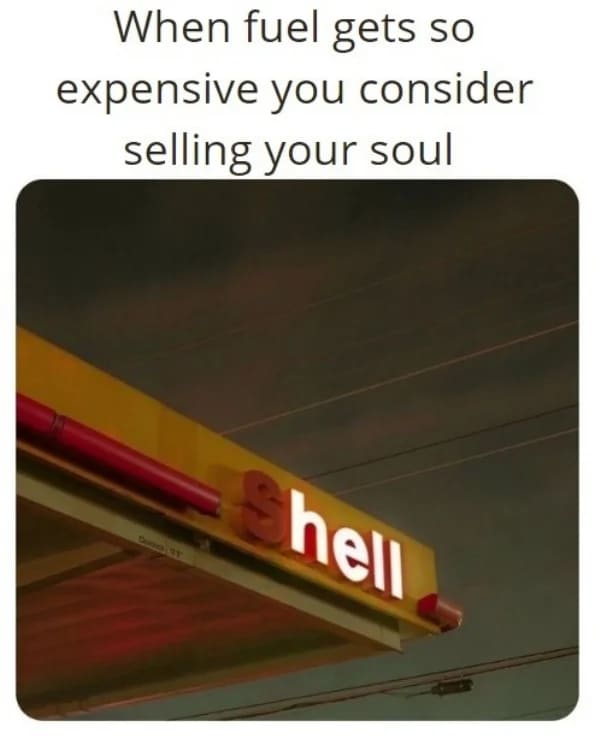 gas meme -  selling soul