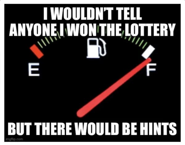 gas meme - lottery