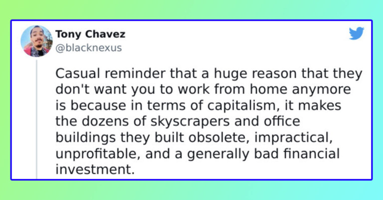 People Are Sharing The Real Reasons Companies Are Forcing You Back Into The Office (20 Tweets)