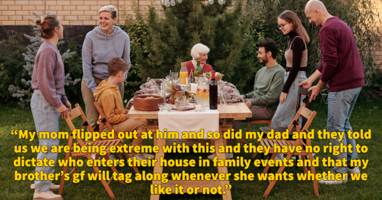 Woman’s ‘Religious And Traditional’ Husband Goes Off On Her Brother For Bringing His GF To A Family Party