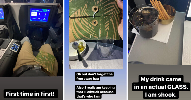 Man Shares First Experience Flying First Class And It’s Pretty Delightful