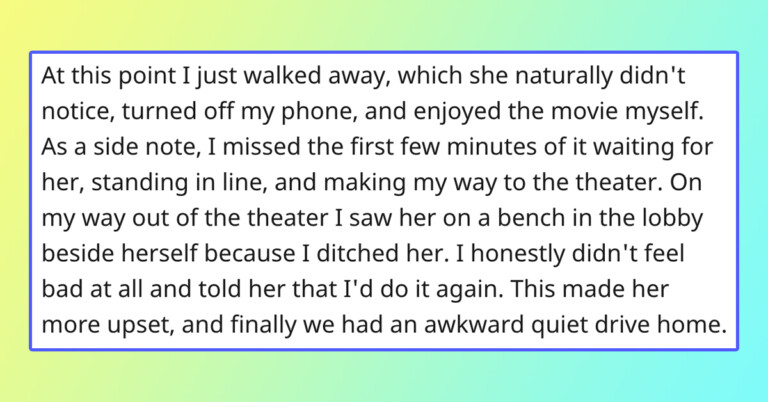 Husband Asks If He Was Wrong To Leave His Chronically Late Wife At The Mall