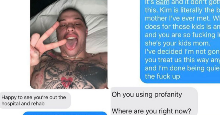pete davidson texts, pete davidson texts kanye west