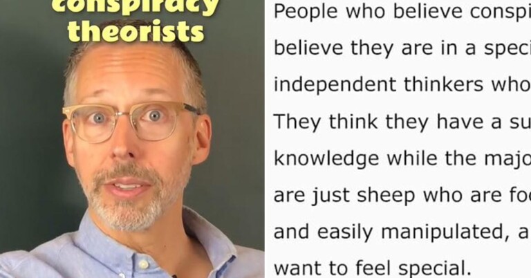 Psychology Educator Explains Why Normal People Fall For Even The Dumbest Conspiracy Theories