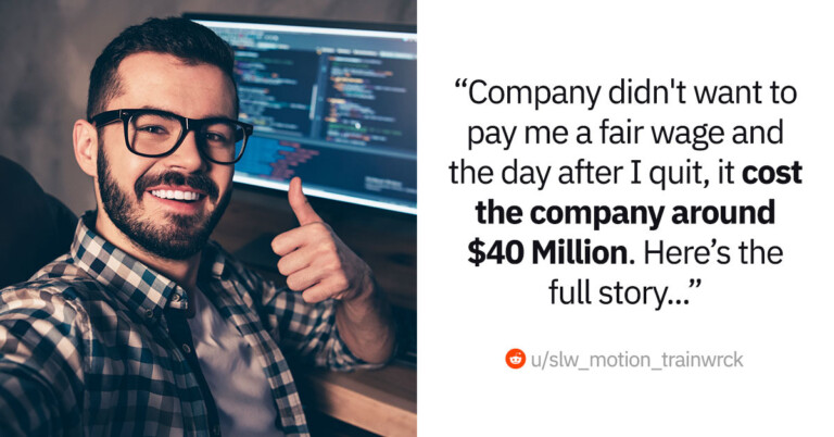 Company Wouldn’t Give Overworked Employee Fair Wage, So He Quit And Cost Them $40 Million