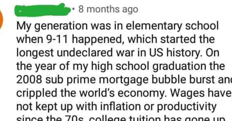 Viral Post Hilariously “Explains” Why Millennials Are “Real Pieces Of,” Well, You Know