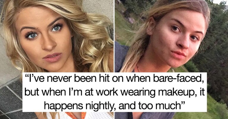 Women Share How Differently They’re Treated With And Without Makeup (27 Pics)