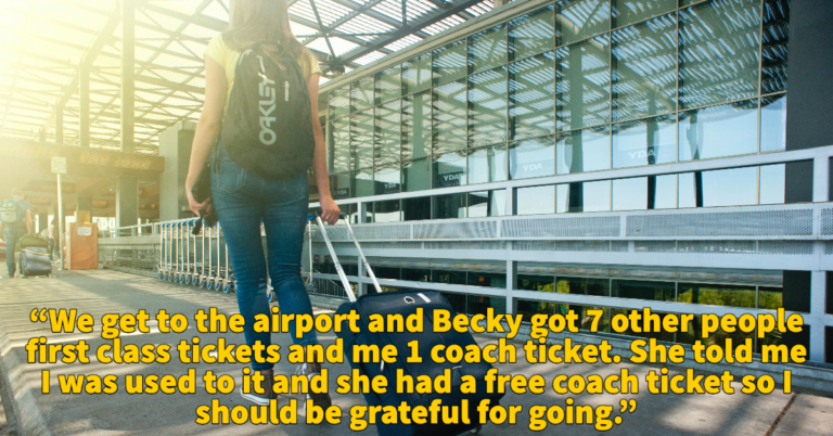 Woman Refuses To Go On Vacation With BF’s Rich Family After They Book Her A Coach Ticket