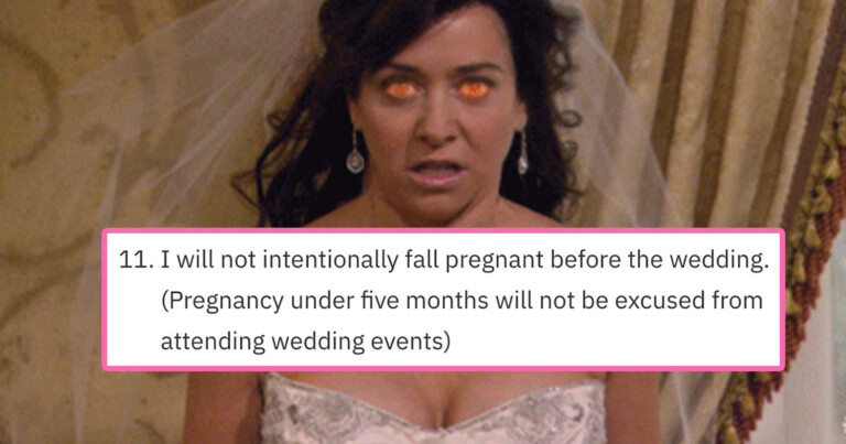 Bride’s List Of 37 “Wedding Rules” Goes Viral, Cause, Well, It’s Nuts