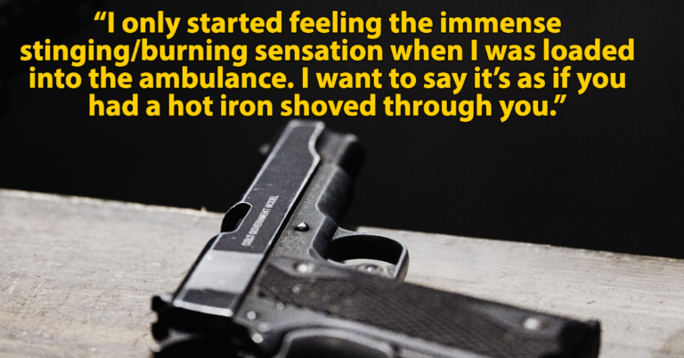 Gunshot Survivors Are Sharing What Getting Shot Feels Like (15 Stories)